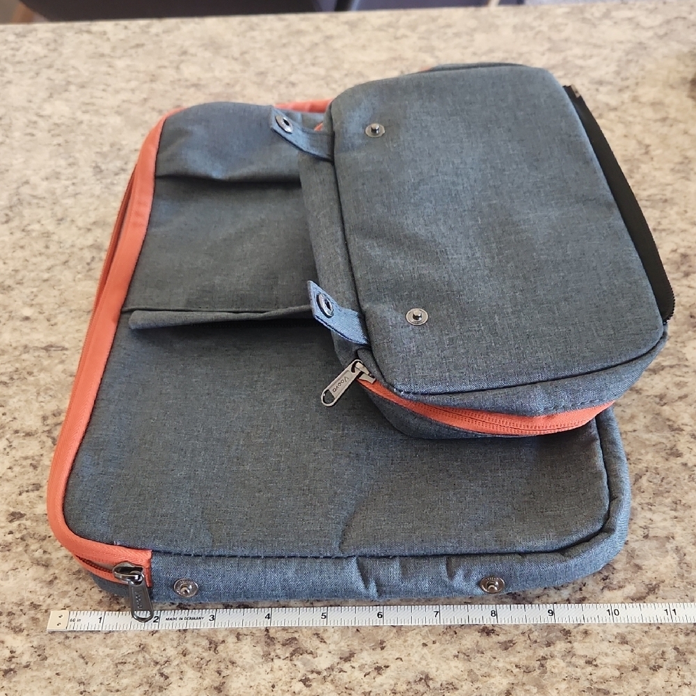 Gray and Orange Laptop Case/Sleeve - Picture 6 of 6
